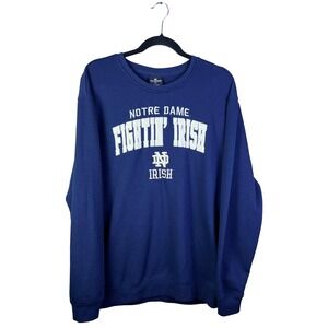 2010s Colosseum Notre Dame Sweatshirt Men's XL Preppy Streetwear